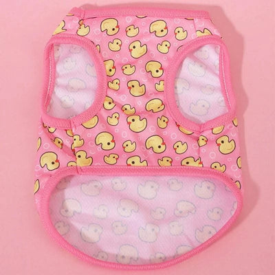 Pet Dog Clothes Cartoon Clothing Puppy Dogs Soft Vests Summer Shirt Casual T-Shirt for Small Pet Supplies