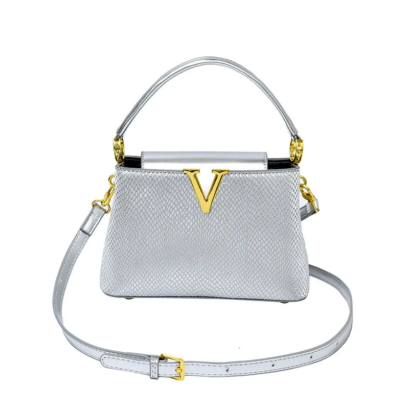 2025 New High-Sense Women's Designer Handbag - Feminine, Versatile, Large Capacity for Work & Crossbody