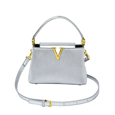 2025 New High-Sense Women's Designer Handbag - Feminine, Versatile, Large Capacity for Work & Crossbody