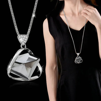 Long Necklaces & Pendants for Women Maxi Collier Femme Geometric Chain Fashion Necklace Statement Colar Accessories Jewelry 2024