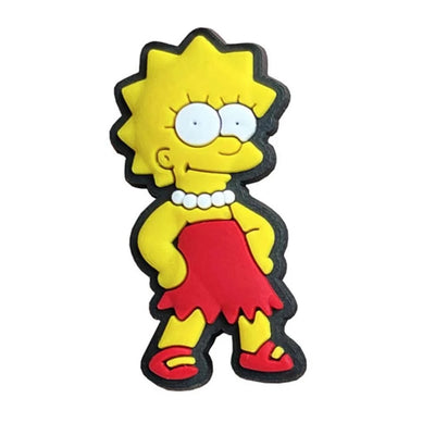 Single Sale 1pcs Cartoon Funny Shoe Charms PVC Accessories DIY Shoe Decoration For Clog Sandal Kids X-mas Gifts