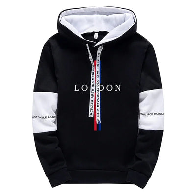 Men's Hooded Sweatshirts Sweatpants London Fashion Hoodie Streetwear Male All Seasond Daily Casual Sport Streetwear Tracksuit