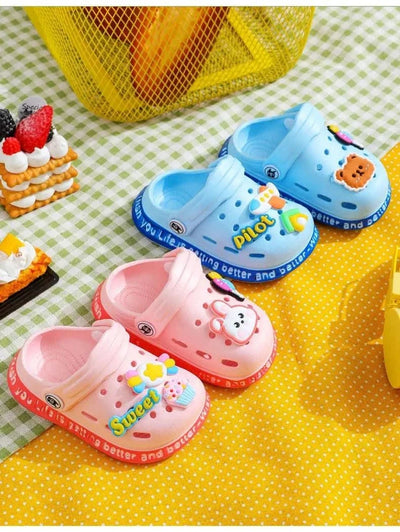 Soft Anti-Skid Cartoon Design Hole Sandals |Children's Shoes | Summer Wear For Boys Girls | Kids Shoes/Slippers | Baby Shoes