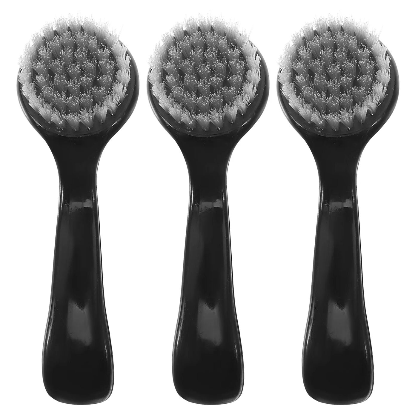 3pcs Facial Cleansing Brush Cleaning Tool For Women Soft Bristle Deep Cleaning Exfoliating Face Wash Scrubber Durable Makeup