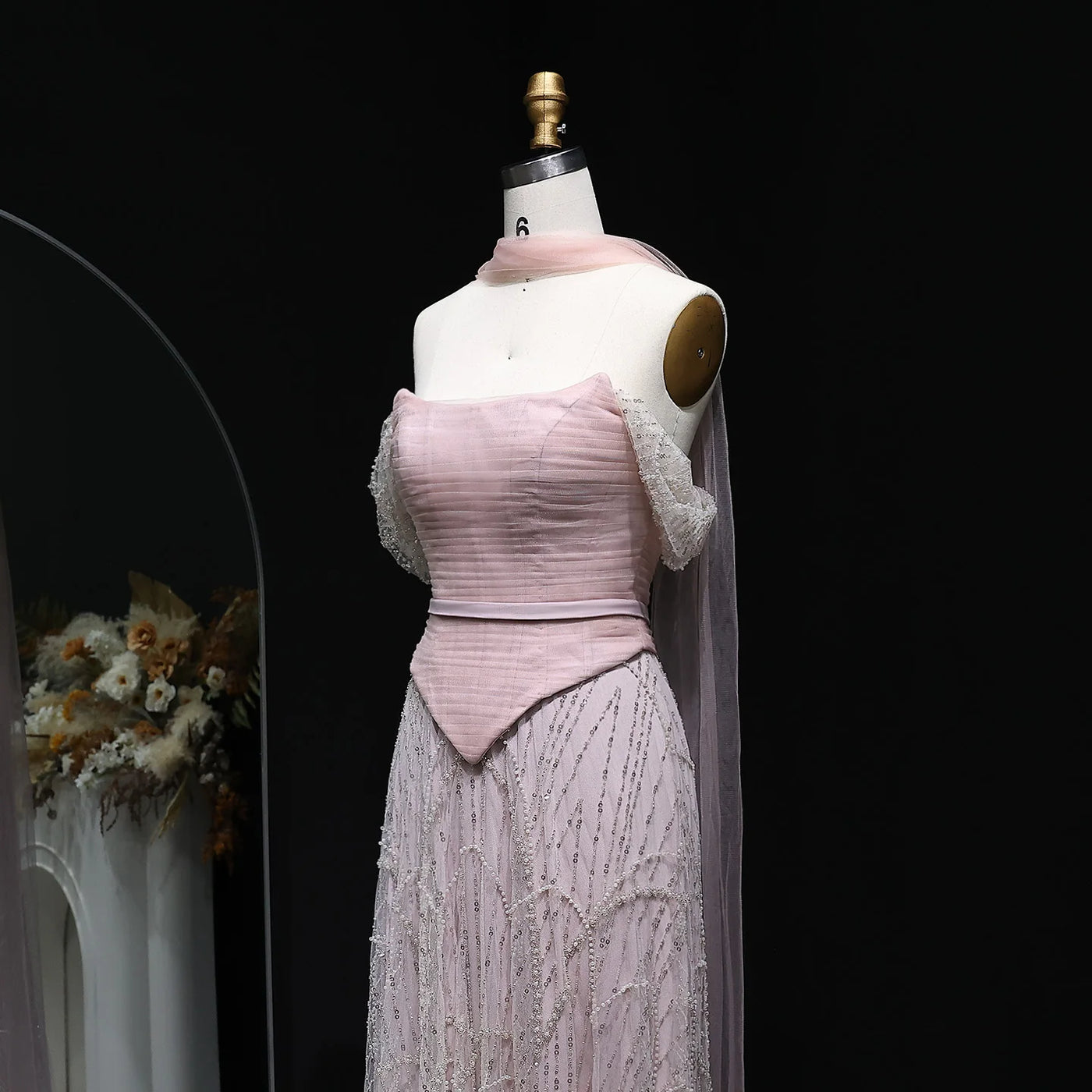 Amirah Lace Evening Dresses for Special Occasions Line A Elegant Prom Dresses Luxury Women's Elegant Party Dress Custom Made