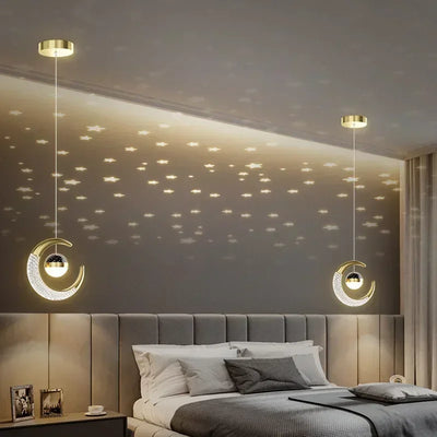 Home decor corridor ceiling light star chandelier modern living room bedroom bedside chandelier bar atmosphere decor chandelier