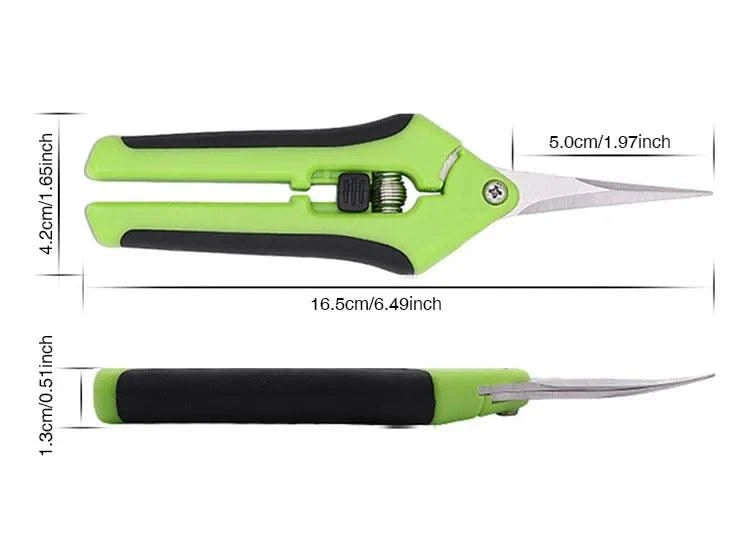 1 Set, Garden Scissors, Garden Pruning Shears, Non-slip Labor-saving Flower Branch Branch Shears, Fruit And Vegetable Shears, Fr - Elanique
