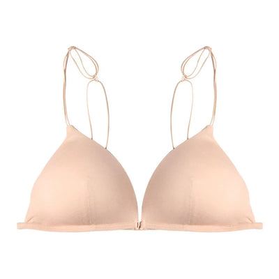 Breathable Triangle Bras for Women Beauty Back Push-up Wireless Bra Thin Strape Lingerie French Style Bra Girls