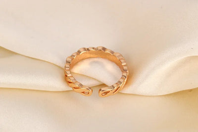 Luxury W Letter Ring - Gold Plated with Row Diamonds, Elegant Adjustable Statement Piece, Dainty Feminine Jewelry