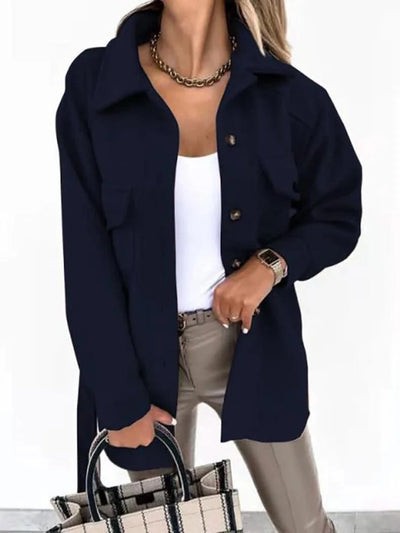 Women Fashion Jacket Thickened Windproof Thermal Coats Versatile Daily Wear