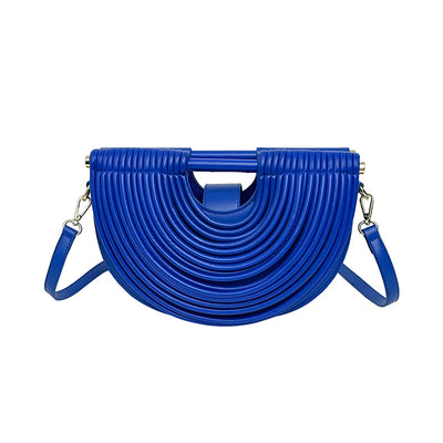 Handbags for Women 2025 New Gold Luxury Designer Brand Handwoven Noodle Bags Rope Knotted Pulled Half Moon Silver Evening Clutch