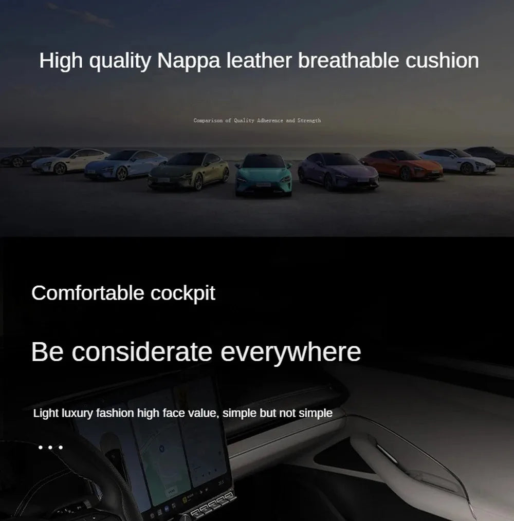 Suitable for Car Seat Cushions Rear Single-piece Mercedes-Benz BMW and Audi Ventilated and Breathable Four-season Seat Cushions