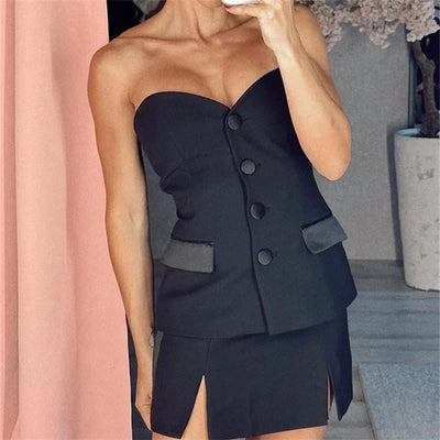 MUJER 2025 Corset Top Women White Black Crop Top Female off Shoulder Bustier Top Woman Vest Sexy Backless Tube Tops for Women
