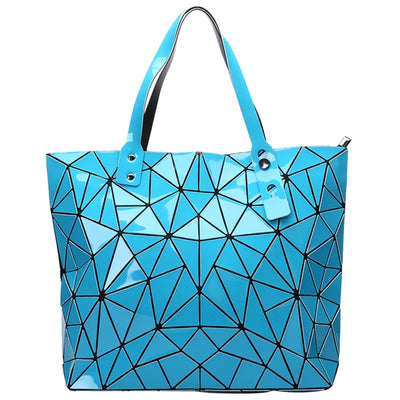 Fashion Luxury bag Women Top-Handle Bag New Designer Famous Brand Lady Shoulder Bag Bright Geometry Female Handbags Totes