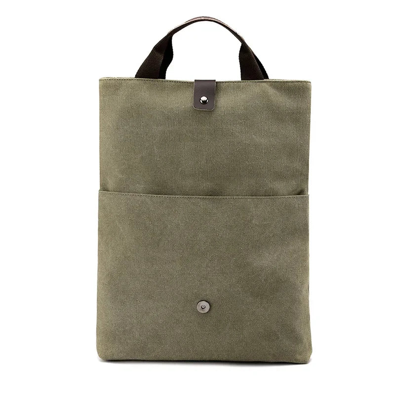 Men's Fashion Canvas Shoulder Bag Business Travel Crossbody bags Men Multifunctional Messenger Bags Briefcase Men Handbags Totes