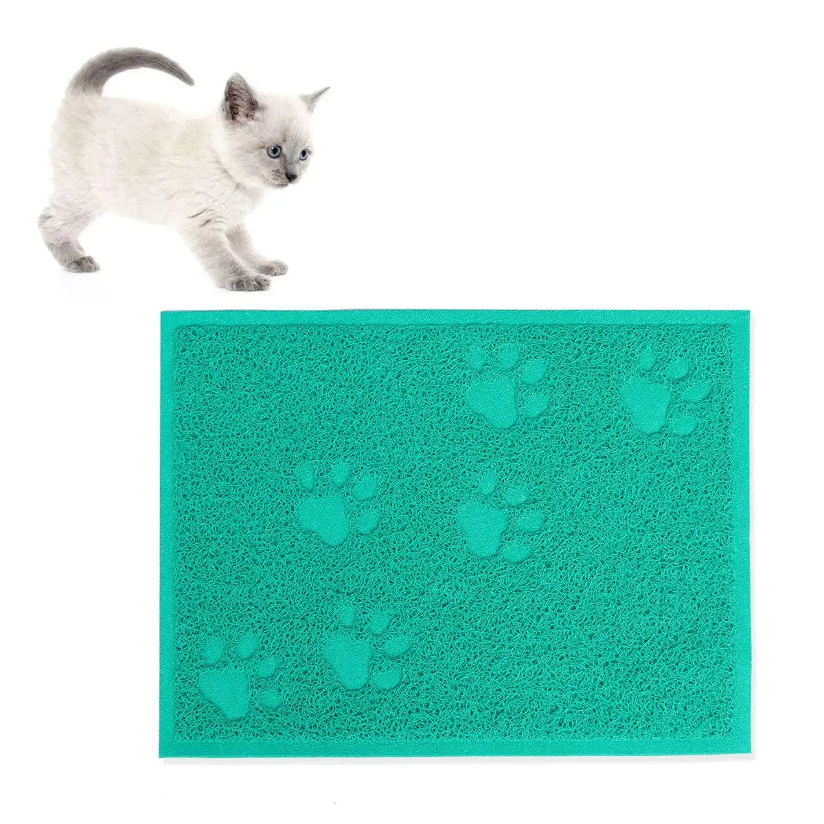 Durable Pvc Cat Litter Mat Pet Cleaning Carpet Dog Cleaning Carpet Cat Cleaning Carpet Pet Supplies Litter Box Mat Washable