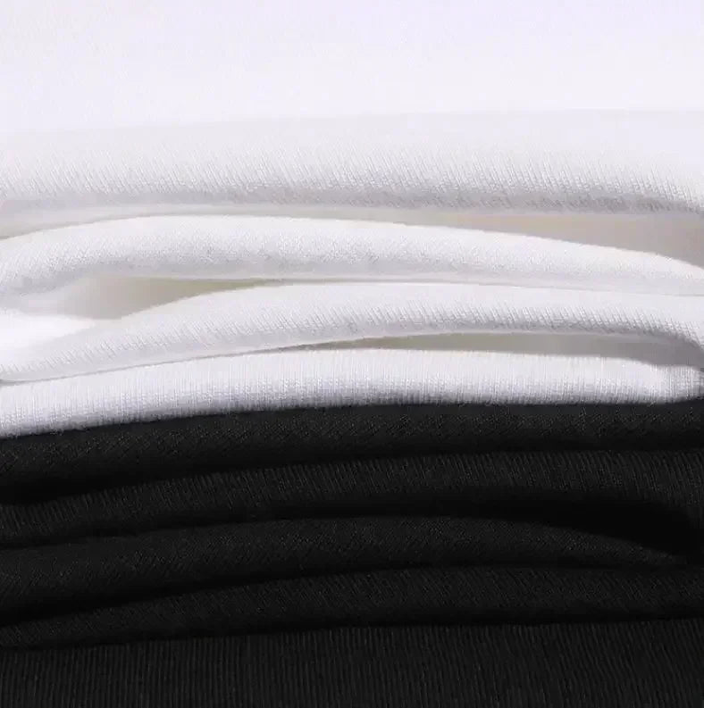 Men T Shirt for Women 2025 New Sports Style Summer High-end Feeling Cool and Loose Pure Cotton Heavyweight Clothes Tops Moto