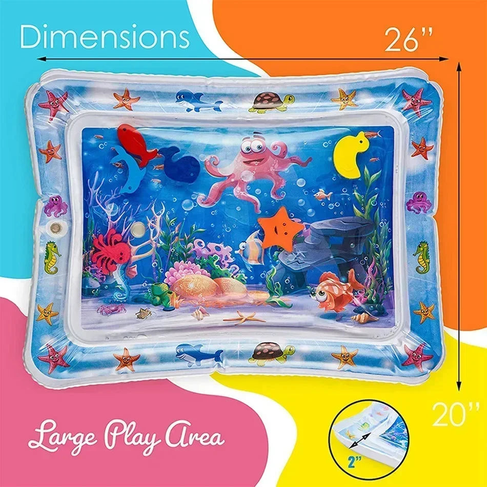 Baby Water Play Mat Inflatable Cushion PVC Baby Playmat Toddler Water Pad Early Education  Activity Baby Toys Children Play Mats