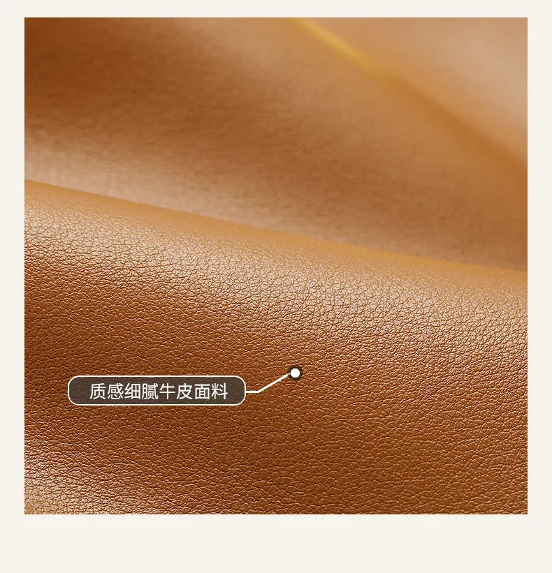 Women's Cowhide Genuine Leather Shoulder Bag Female Fashion Luxury Designer Handbags Ladies Commuting Large Capacity Bucket Bags