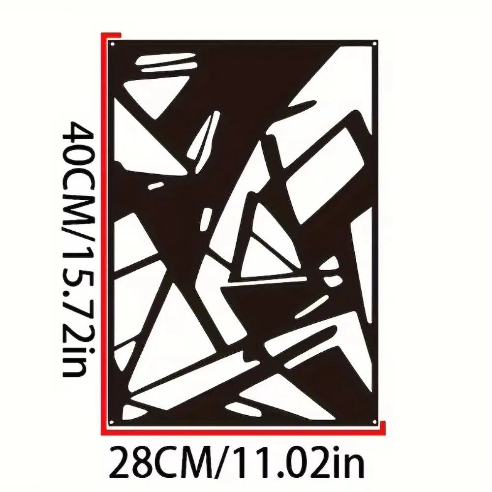 Abstract Metal Wall Art - Minimalist Single Line Decorative Sculpture. Modern Wall Decor for a Stylish Wall Art Display