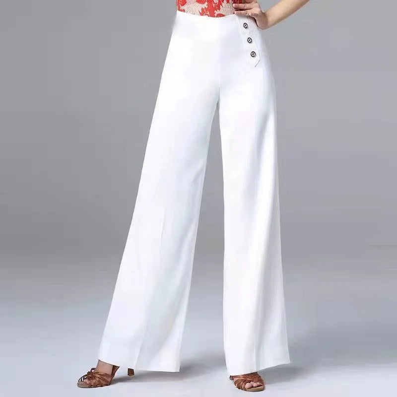 Women Wide Leg Pants 2023 Spring Summer Solid High Waist Long Casual Pants Korean Loose Dance Female Trousers Women's Clothing