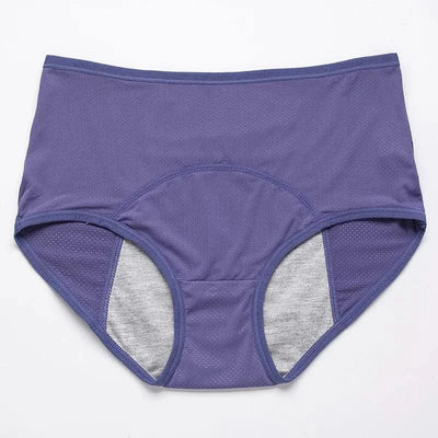 Leak Proof Menstrual Panties for Women, L-8XL Plus Size Cotton Underwear with Waterproof and Breathable Design for Periods