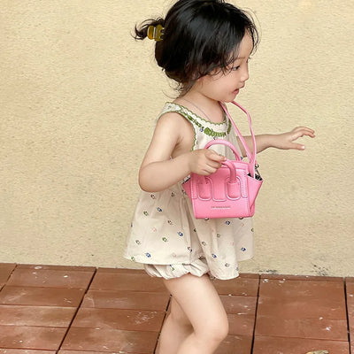 Designer Children's Handbag for Girl Messenger Bag Square Bag Kids Purses and Handbags Mini Crossbody Bag Coin Pouch for Girls
