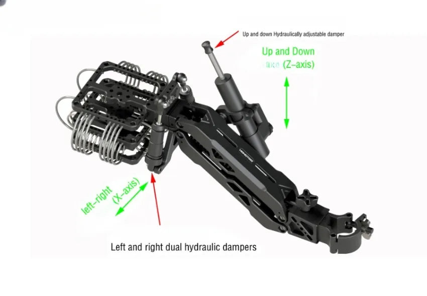 HONGTOO 10KG 2-Axis 3-Axis Shock Absorbing Arm Dampener Camera Stabilizer Video Vibration Damper for DJI RS2 RS3 PRO RS4 Gimbal