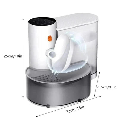 Portable Pet Water Fountain: Automatic Dispenser for Cats & Dogs, No Plug Needed, Keeps Water Fresh & Flowing!