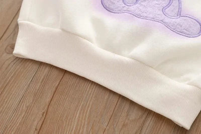 Cartoon Rabbit Long-Sleeved Sweater & Pants (Two-Piece) For Children |Girl's Clothes |Spring and Autumn