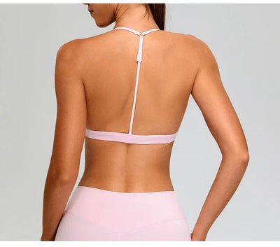 Sports Bra for Women Fitness Top Push Up Sport Bra Backless Yoga Underwear Sport Tops Running Vest Breathable Workout Gym Wear