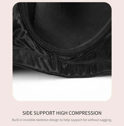Women Full Coverage Push Up Bra Underwire Sculpting Uplift Shapewear Deep Cup T Shirt Bra Hide Back Fat Smoothing Brassiere