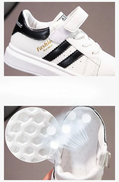 Children's Sports Shoes Non-slip New Tennis Shoes for Girls Fashion Boys Versatile Kids Causal School Running Sneakers Hook Loop