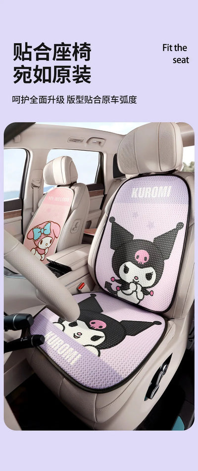 Sanrio Car Seat Cushion Car Cushion Protective Cushion Mesh Seat Cover Four Seasons Car Accessories Hello Kitty Car Accessories