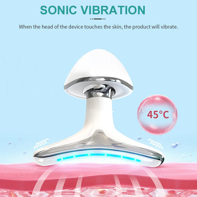 New 3 Colors Neck Face Beauty Device Facial Lifting Machine Skin Tighten Reduce Double Chin Anti Wrinkle Remove Lifting Massager
