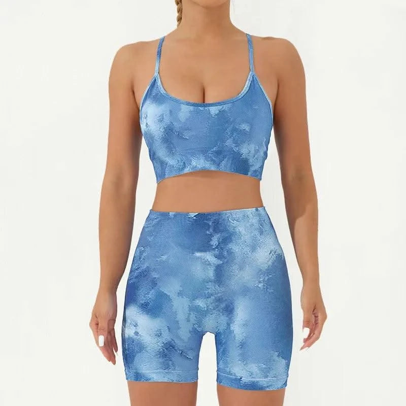 Women's Fitness Clothing Gym Sport Outfit for Woman Sweatsuit Lady Sets Womens Clothes Gym Women 2 Piece Set Outfit Sports Bra