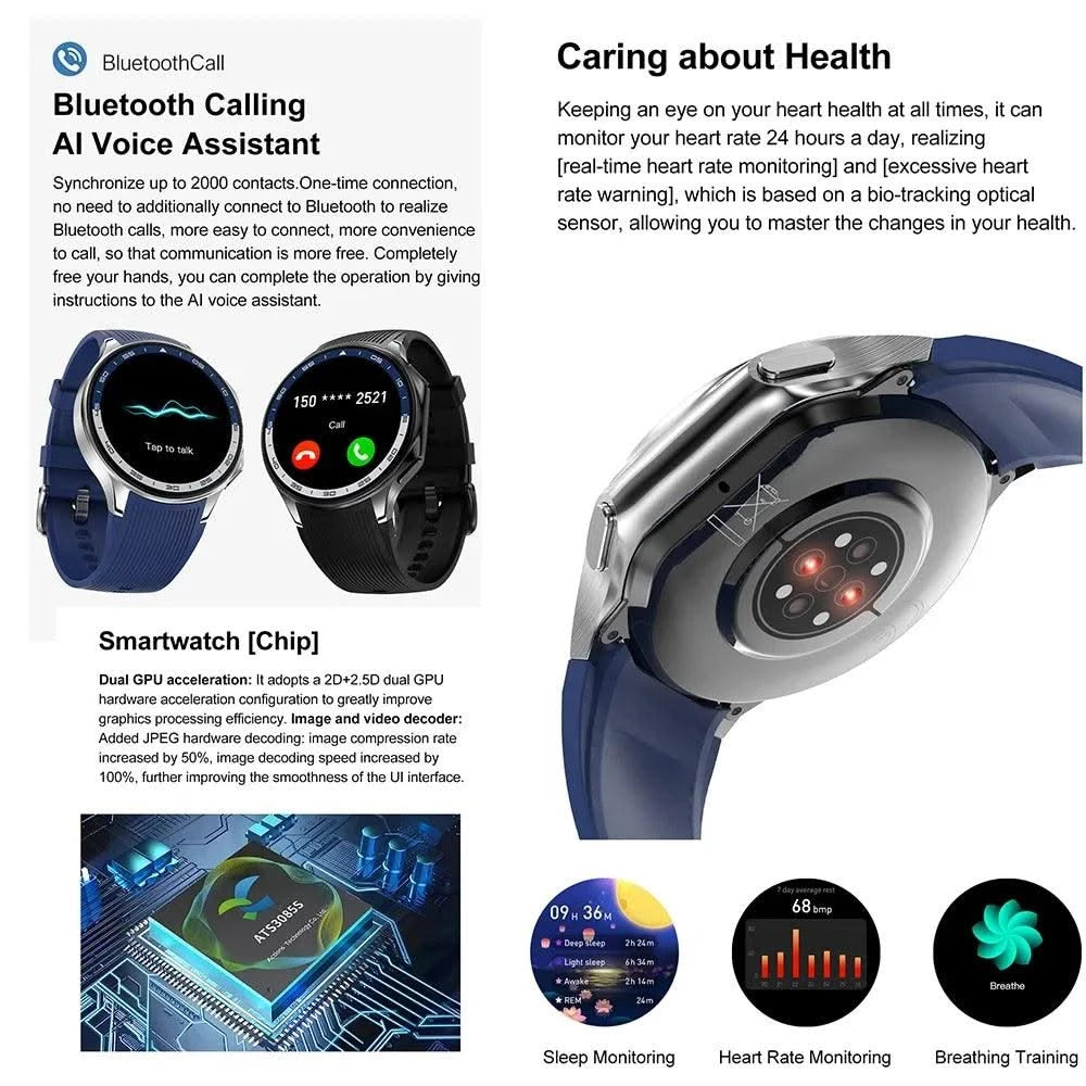 New for Oppo Watch X Men Smartwatch 32GB Extra large Memory 3D Mode MP3 MP4 Smart Watch GPS Sport Smartwatches Bluetooth calling