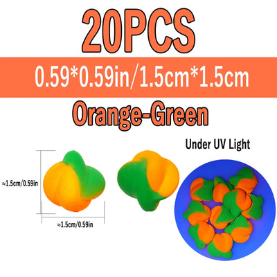 Wifreo 20pcs Fishing Foam Float Fishing Bobber Buoys Walleye Spin Floats Strike Indicator Saltwater/Pompano Rigs Surf Fishing