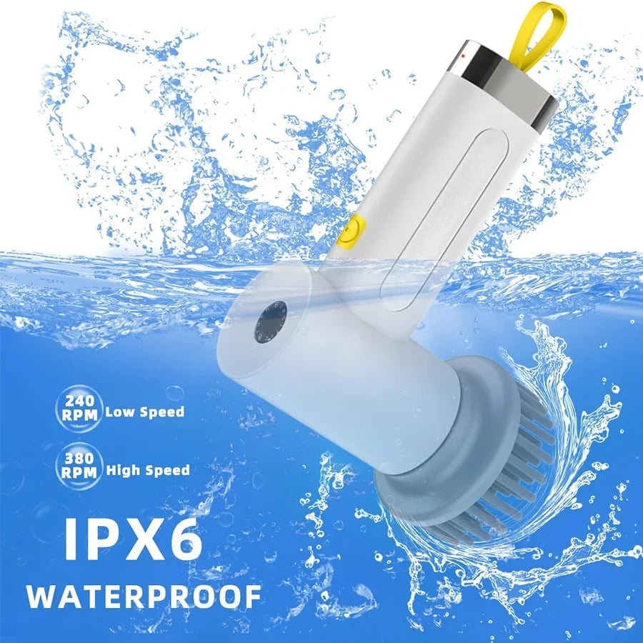 Brand new cordless electric cleaning brush housework kitchen dishwashing brush bathtub tile professional cleaning brush labor pr