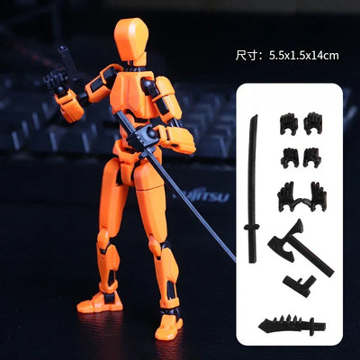 Multi-Jointed Movable Shapeshift Robot 2.0 3D Printed Mannequin Dummy 13 Action Figures Toys Kids Adults Parent-children Games