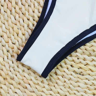 Woman Swimwear 2024 High Waist Bikinis Shorts Women's Swimsuit Luxury Ribbed Two-piece Bathing Suits Summer Bikini Set Swim Suit