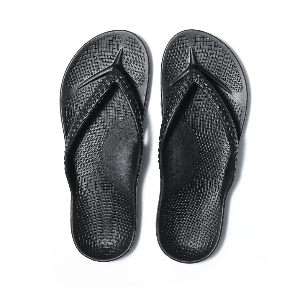 SmilePoP New Orthotic Sandals Flip Flops for Women with Arch Support Yoga Mat Summer Outdoor Beach Sandals Vacation Essentials