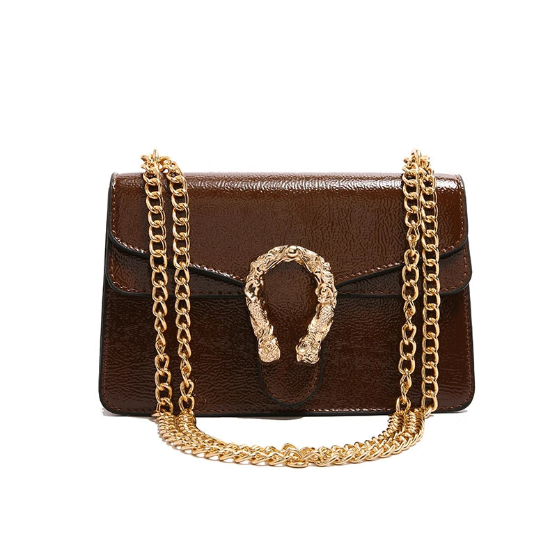 Luxury Brand Leather Handbag For Women Elegant Classic Popular Ladies Shoulder Bag By Famous Designer Modern