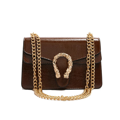 Luxury Brand Leather Handbag For Women Elegant Classic Popular Ladies Shoulder Bag By Famous Designer Modern