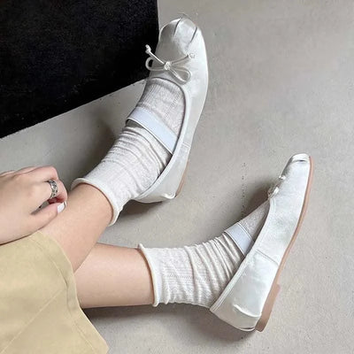Women Butterfly-Knot Lolita Ladies Ballet Flats In Casual shoes, Sandals  Slides