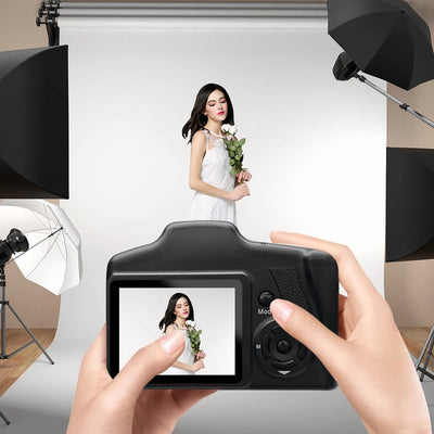 16MP Digital Camera with 2.4 Inch LCD Screen Vlogging Camera 16X Digital Zoom Video Camera for Photography and Video