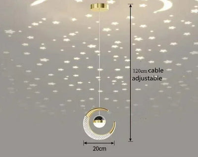 Home decor corridor ceiling light star chandelier modern living room bedroom bedside chandelier bar atmosphere decor chandelier