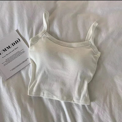 Women's Camisole Girl Basic T-shirt Vest Lingerie Bras Tube Tops Hot