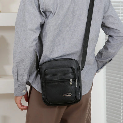 Men Nylon Shoulder Bag Messenger Bag Casual Waterproof Nylon Zipper Pocket Handbag Fashion Tote Travel Male Crossbody Bags