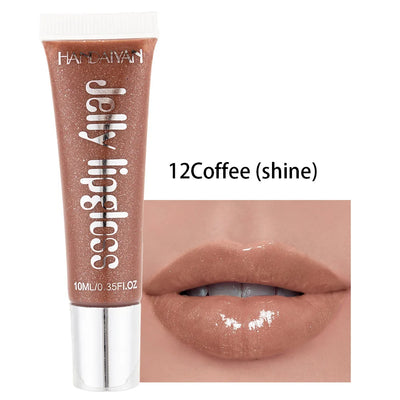 Candy Shades Moisturizing Lip Gloss Lip Oil Makeup Shinny Nutritious Liquid Lip Glosses Cherry Jelly Oil Clear Lipgloss